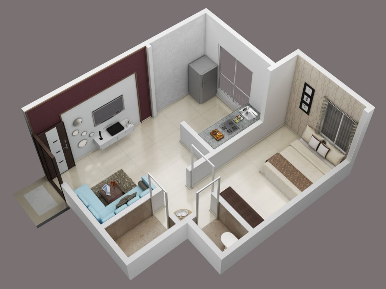 1 BHK Apartments